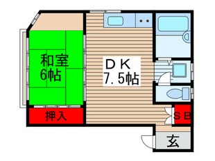 サンハイツの物件間取画像